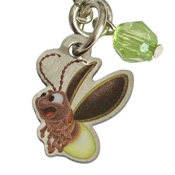 Vintage Disney Blaze Firefly Charm Clip On Zipper Pull Tinker Bell Peter Pan - Picture 1 of 8